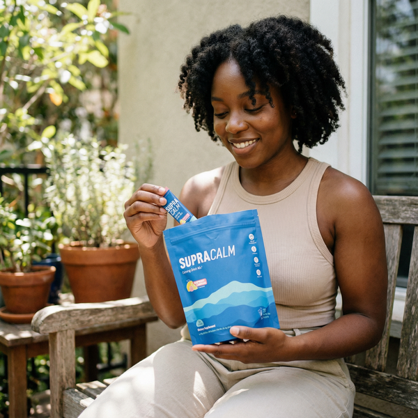 SUPRACALM™ –  Dites a dieux au stress quotidien, ventre et visage gonflés, énergie diminuée